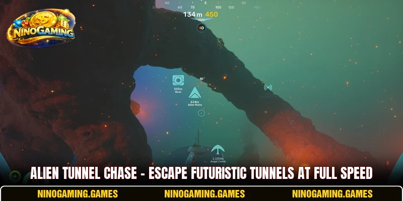 Alien Tunnel Chase – Escape Futuristic Tunnels At Full Speed