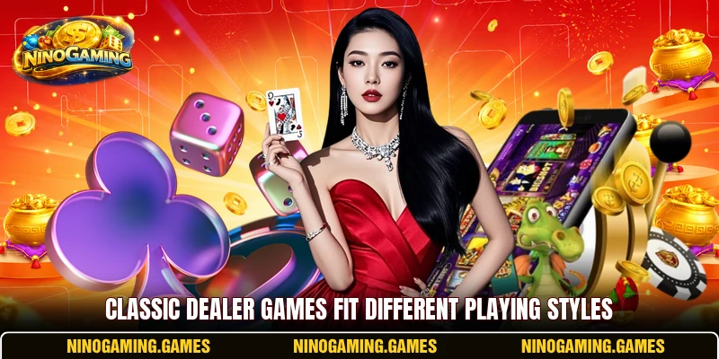 Classic dealer games fit different playing styles Classic dealer games fit different playing styles
