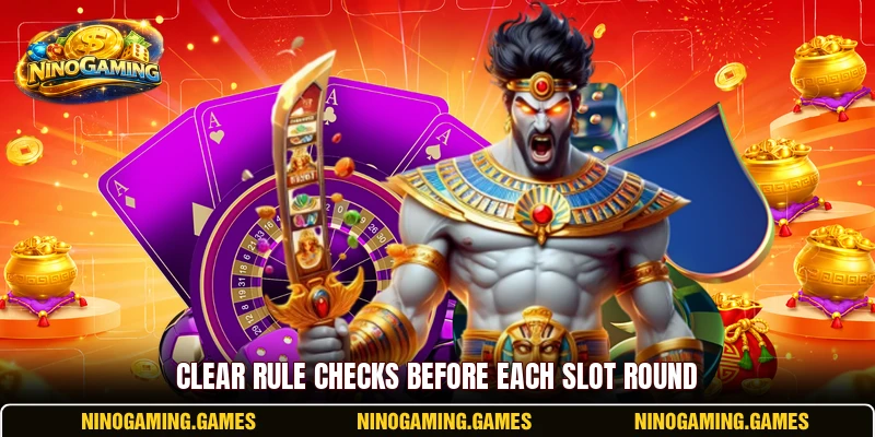 Clear rule checks before each slot round Clear rule checks before each slot round