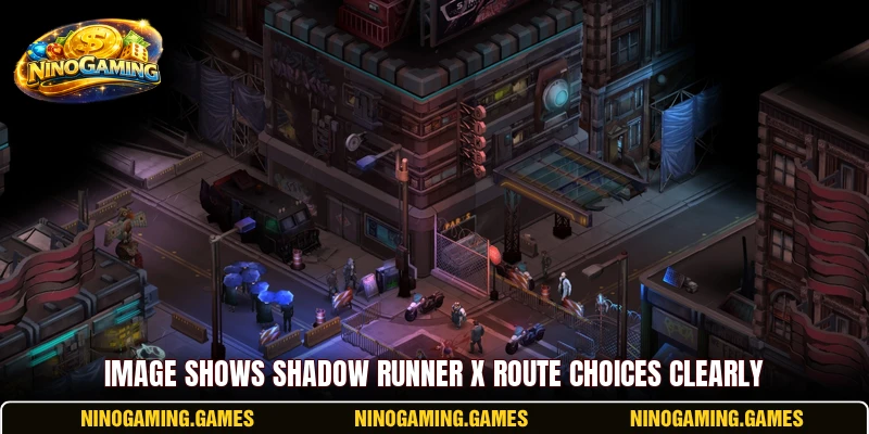 Image shows Shadow Runner X route choices clearly Image shows Shadow Runner X route choices clearly